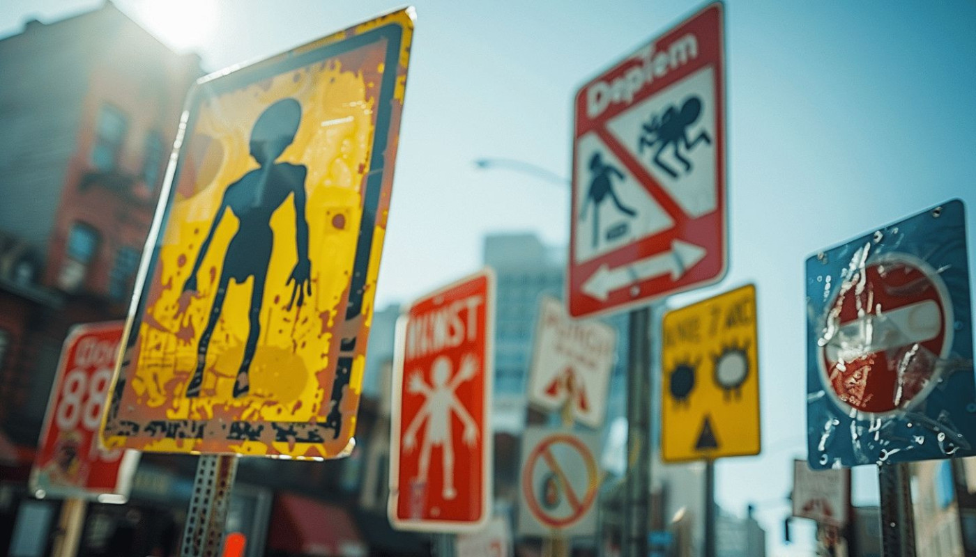 Autre - Panneau insolite : une sélection des panneaux de signalisation les plus rigolos et insolites